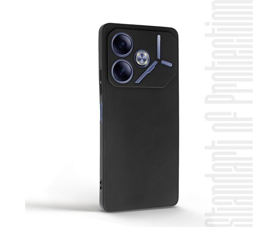Чохол до мобільного телефона Armorstandart Matte Slim Fit Tecno Pova 6 (LI7) Camera cover Black (ARM78190), зображення 2