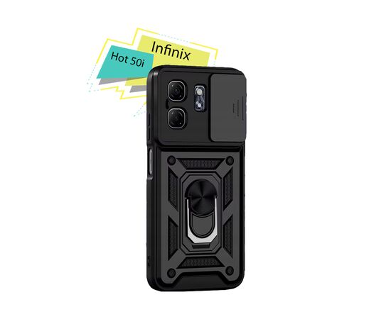 Чохол до мобільного телефона BeCover Military Infinix Hot 50i (X6531) Black (713047)