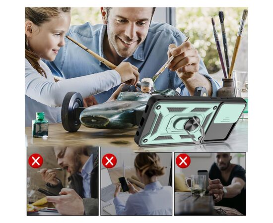 Чохол до мобільного телефона BeCover Military Motorola Moto G04/G04s Dark Green (713064), зображення 5