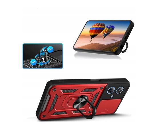 Чохол до мобільного телефона BeCover Military Motorola Moto G55 Red (713059), зображення 2