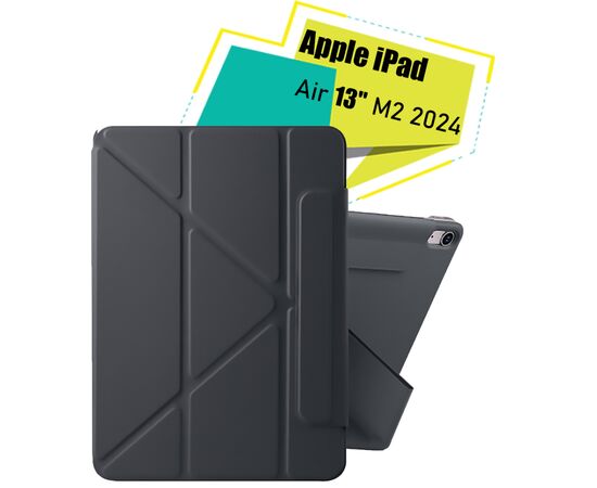 Чохол до планшета BeCover Ultra Slim Origami Magnetic Apple iPad Air 13" M2 2024 Black (712966)