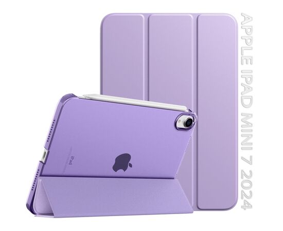 Чохол до планшета BeCover Tri Fold Hard BeCover Apple iPad Mini 7 2024 Purple (712455)