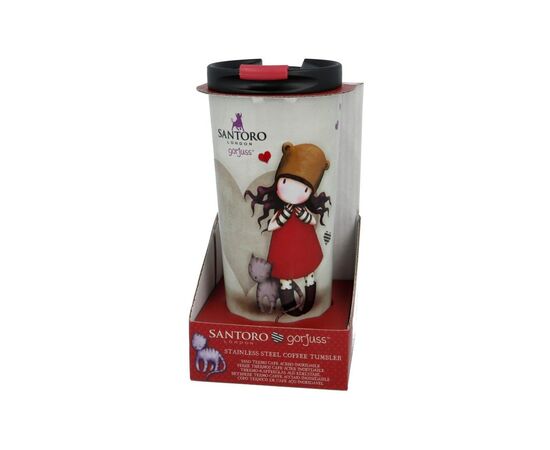 Термокружка Stor Santoro Gorjuss, Steel Coffee Tumbler 425 ml (Stor-00292), зображення 4 Термокружка Stor Santoro Gorjuss, Steel Coffee Tumbler 425 ml (Stor-00292), зображення 4