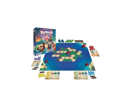 Настольная игра Games 7 Days Выжить. Побег с Острова (Survive: Escape from Atlantis!) (укр.) (ZYGSTI01UA), изображение 2 Настольная игра Games 7 Days Выжить. Побег с Острова (Survive: Escape from Atlantis!) (укр.) (ZYGSTI01UA), изображение 2