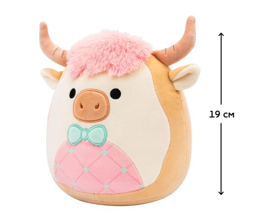 Мягкая игрушка Squishmallows Коровка Самсон 19 см (SQER01229), изображение 2