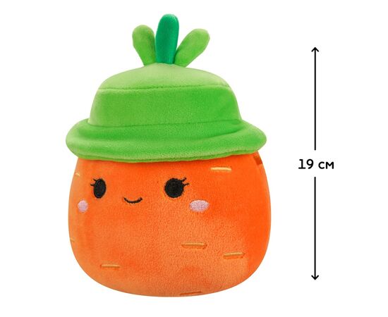 Мягкая игрушка Squishmallows Морковка Каролина в шляпе 19 см (SQER01214), изображение 2