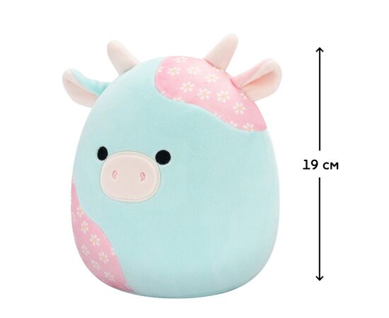 Мягкая игрушка Squishmallows Мятная пастельная коровка 19 см (SQER01209), изображение 2