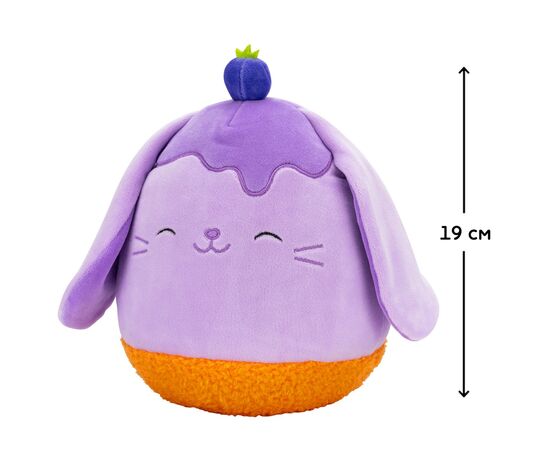 Мягкая игрушка Squishmallows Черничный кролик 19 см (SQER01208), изображение 2 Мягкая игрушка Squishmallows Черничный кролик 19 см (SQER01208), изображение 2