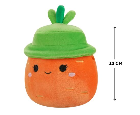 Мягкая игрушка Squishmallows Морковка Каролина в шляпе 13 см (SQER01182), изображение 2