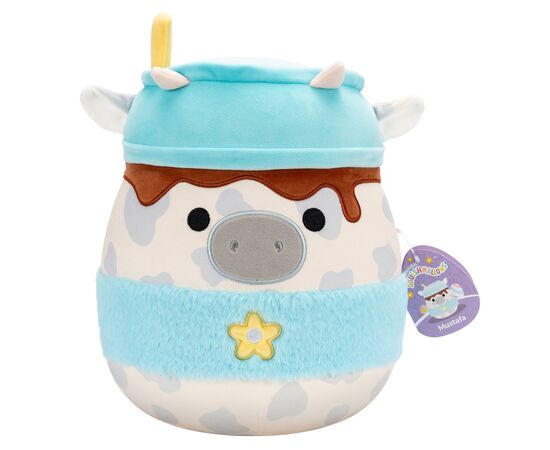 Мягкая игрушка Squishmallows Серая коровка 30 см (SQER01263), изображение 7 Мягкая игрушка Squishmallows Серая коровка 30 см (SQER01263), изображение 7