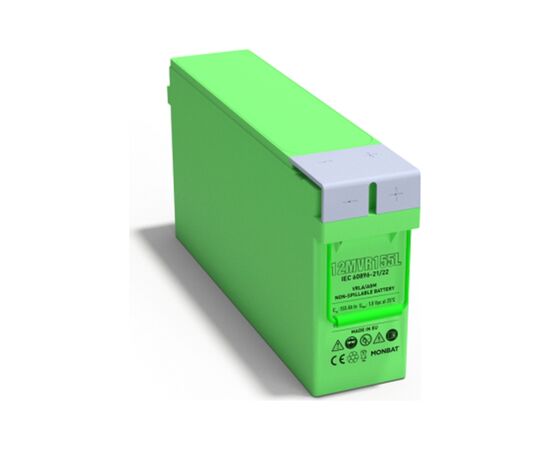 Батарея до ДБЖ MONBAT 12V-155Ah, AGM FRONT TERMINAL (12MVR155L)