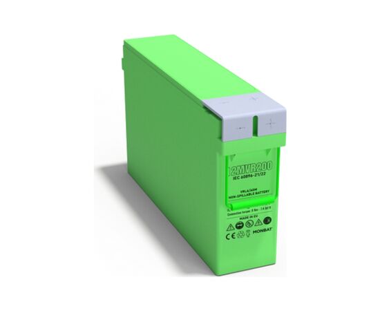 Батарея до ДБЖ MONBAT 12V-200Ah, AGM FRONT TERMINAL (12MVR200)