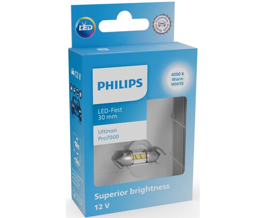 Автолампа Philips 11860WU70X1, зображення 3 Автолампа Philips 11860WU70X1, зображення 3