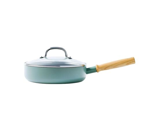 Сотейник GreenPan Mayflower з кришкою 24 см, 2,6 л блакитний (CC001682-001), изображение 2 Сотейник GreenPan Mayflower з кришкою 24 см, 2,6 л блакитний (CC001682-001), изображение 2