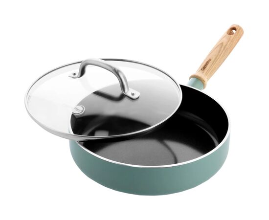 Сотейник GreenPan Mayflower з кришкою 24 см, 2,6 л блакитний (CC001682-001)