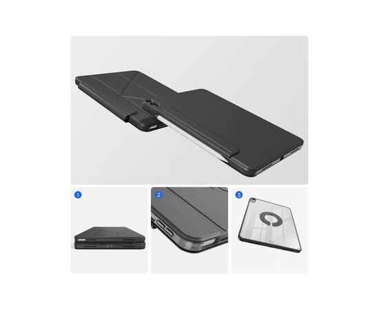 Чехол для планшета BeCover Ultra Slim Origami Flex Apple iPad Air 11" M2 2024 Black (712975), изображение 7 Чехол для планшета BeCover Ultra Slim Origami Flex Apple iPad Air 11" M2 2024 Black (712975), изображение 7