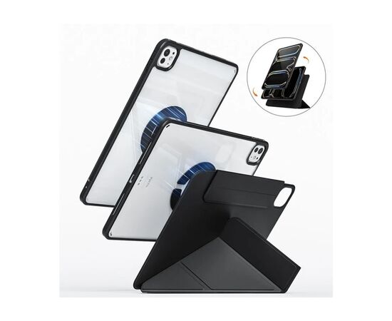 Чехол для планшета BeCover Ultra Slim Origami Flex Apple iPad Pro 11" M4 2024 Black (712977), изображение 2 Чехол для планшета BeCover Ultra Slim Origami Flex Apple iPad Pro 11" M4 2024 Black (712977), изображение 2