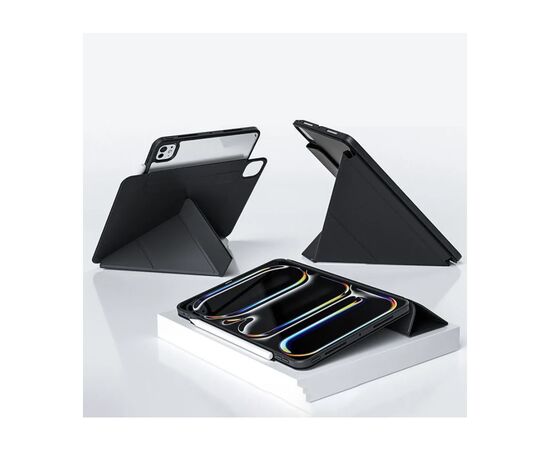 Чехол для планшета BeCover Ultra Slim Origami Flex Apple iPad Pro 11" M4 2024 Black (712977), изображение 6 Чехол для планшета BeCover Ultra Slim Origami Flex Apple iPad Pro 11" M4 2024 Black (712977), изображение 6