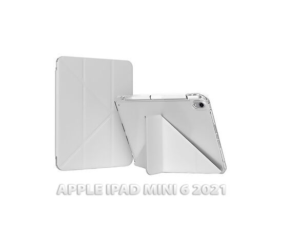 Чехол для планшета BeCover Ultra Slim Origami Transparent Apple iPad Mini 6 2021 Gray (712931)