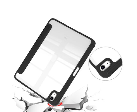 Чохол до планшета BeCover Soft Edge TPU Apple Pencil Apple iPad Air (4/5) 2020/2022 10.9" Black (711696), зображення 3 Чохол до планшета BeCover Soft Edge TPU Apple Pencil Apple iPad Air (4/5) 2020/2022 10.9" Black (711696), зображення 3