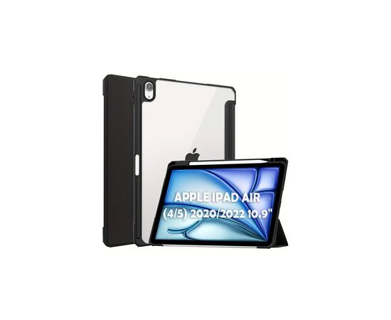 Чохол до планшета BeCover Soft Edge TPU Apple Pencil Apple iPad Air (4/5) 2020/2022 10.9" Black (711696)