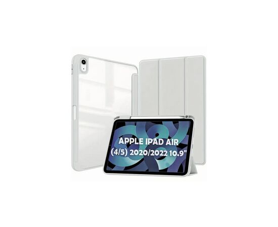 Чохол до планшета BeCover Soft Edge TPU Apple Pencil Apple iPad Air (4/5) 2020/2022 10.9" Gray (711699)