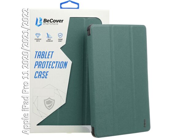 Чохол до планшета BeCover Tri Fold Hard BeCover Apple iPad Pro 11 2020/2021/2022 Dark Green (709667)