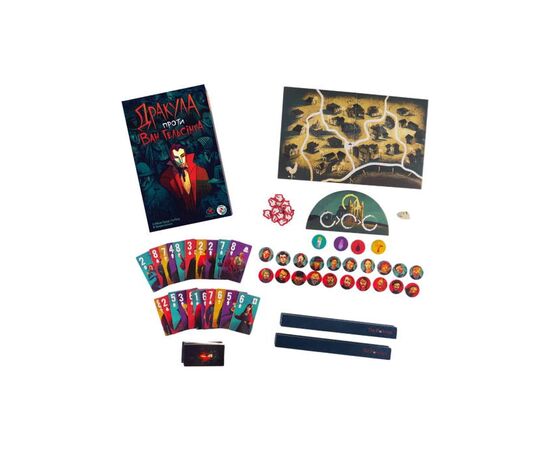 Настольная игра Games 7 Days Дракула против Ван Хельсинга (Dracula vs Van Helsing) (укр.) (DPG01UA), изображение 3 Настольная игра Games 7 Days Дракула против Ван Хельсинга (Dracula vs Van Helsing) (укр.) (DPG01UA), изображение 3