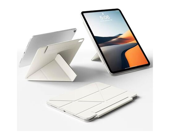 Чехол для планшета BeCover Ultra Slim Origami Magnetic Apple iPad Mini 7 2024 Beige (712948), изображение 5 Чехол для планшета BeCover Ultra Slim Origami Magnetic Apple iPad Mini 7 2024 Beige (712948), изображение 5