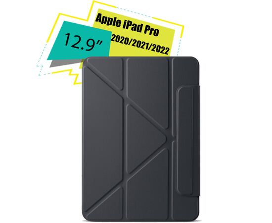 Чохол до планшета BeCover Ultra Slim Origami Magnetic Apple iPad Pro 12.9 2020/2021/2022 Black (712965)
