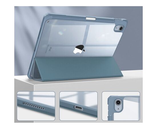 Чохол до планшета BeCover Soft Edge TPU Apple Pencil Apple iPad Air (4/5) 2020/2022 10.9" Blue Haze (711697), зображення 2 Чохол до планшета BeCover Soft Edge TPU Apple Pencil Apple iPad Air (4/5) 2020/2022 10.9" Blue Haze (711697), зображення 2