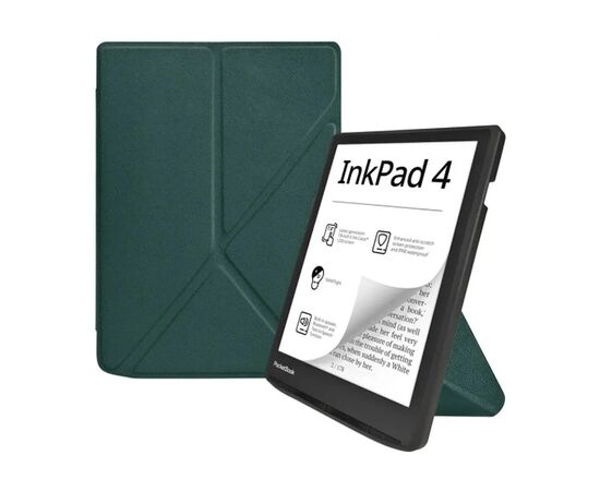 Чехол для электронной книги BeCover Ultra Slim Origami PocketBook 743G InkPad 4/InkPad Color 2/InkPad Color 3 (7.8") Dark Green (713084), изображение 3 Чехол для электронной книги BeCover Ultra Slim Origami PocketBook 743G InkPad 4/InkPad Color 2/InkPad Color 3 (7.8") Dark Green (713084), изображение 3