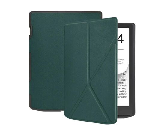 Чехол для электронной книги BeCover Ultra Slim Origami PocketBook 743G InkPad 4/InkPad Color 2/InkPad Color 3 (7.8") Dark Green (713084), изображение 4 Чехол для электронной книги BeCover Ultra Slim Origami PocketBook 743G InkPad 4/InkPad Color 2/InkPad Color 3 (7.8") Dark Green (713084), изображение 4