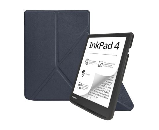 Чехол для электронной книги BeCover Ultra Slim Origami PocketBook 743G InkPad 4/InkPad Color 2/InkPad Color 3 (7.8") Deep Blue (713083), изображение 2 Чехол для электронной книги BeCover Ultra Slim Origami PocketBook 743G InkPad 4/InkPad Color 2/InkPad Color 3 (7.8") Deep Blue (713083), изображение 2