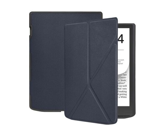 Чехол для электронной книги BeCover Ultra Slim Origami PocketBook 743G InkPad 4/InkPad Color 2/InkPad Color 3 (7.8") Deep Blue (713083), изображение 3 Чехол для электронной книги BeCover Ultra Slim Origami PocketBook 743G InkPad 4/InkPad Color 2/InkPad Color 3 (7.8") Deep Blue (713083), изображение 3