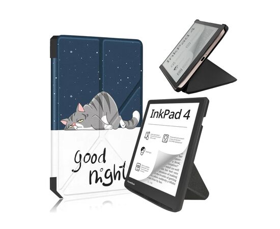 Чехол для электронной книги BeCover Ultra Slim Origami PocketBook 743G InkPad 4/InkPad Color 2/InkPad Color 3 (7.8") Good Night (713088), изображение 2 Чехол для электронной книги BeCover Ultra Slim Origami PocketBook 743G InkPad 4/InkPad Color 2/InkPad Color 3 (7.8") Good Night (713088), изображение 2