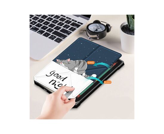 Чехол для электронной книги BeCover Ultra Slim Origami PocketBook 743G InkPad 4/InkPad Color 2/InkPad Color 3 (7.8") Good Night (713088), изображение 5 Чехол для электронной книги BeCover Ultra Slim Origami PocketBook 743G InkPad 4/InkPad Color 2/InkPad Color 3 (7.8") Good Night (713088), изображение 5