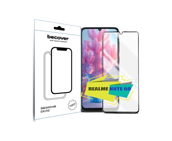 Скло захисне BeCover Realme Note 60 Black (713033)