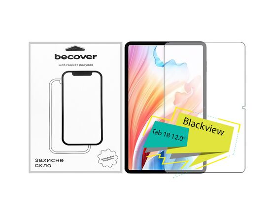Стекло защитное BeCover Blackview Tab 18 12.0" (713039)