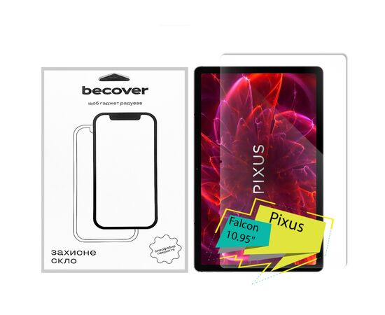Стекло защитное BeCover Pixus Falcon 10.95" (713042)