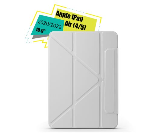 Чехол для планшета BeCover Ultra Slim Origami Magnetic Apple iPad Air (4/5) 2020/2022 10.9" Gray (712954)