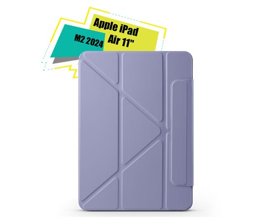 Чохол до планшета BeCover Ultra Slim Origami Magnetic Apple iPad Air 11" M2 2024 Deep Purple (712959)