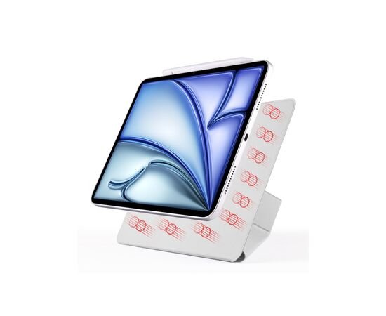 Чехол для планшета BeCover Ultra Slim Origami Magnetic Apple iPad Air 11" M2 2024 Gray (712958), изображение 7 Чехол для планшета BeCover Ultra Slim Origami Magnetic Apple iPad Air 11" M2 2024 Gray (712958), изображение 7