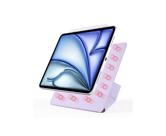 Чехол для планшета BeCover Ultra Slim Origami Magnetic Apple iPad Mini 7 2024 Purple (712951), изображение 7 Чехол для планшета BeCover Ultra Slim Origami Magnetic Apple iPad Mini 7 2024 Purple (712951), изображение 7