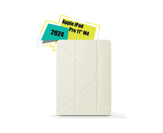 Чехол для планшета BeCover Ultra Slim Origami Magnetic Apple iPad Pro 11" M4 2024 Beige (712961)