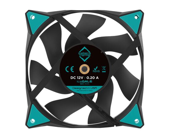 Кулер для корпуса Iceberg Group IceGALE 120mm Black (ICEGALE12-C0A), изображение 3 Кулер для корпуса Iceberg Group IceGALE 120mm Black (ICEGALE12-C0A), изображение 3
