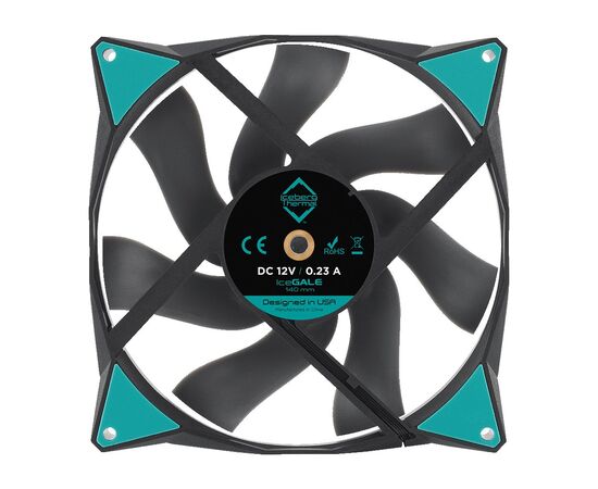 Кулер для корпуса Iceberg Group IceGALE 140mm Gray (ICEGALE14-B0A), изображение 3 Кулер для корпуса Iceberg Group IceGALE 140mm Gray (ICEGALE14-B0A), изображение 3