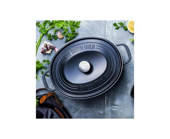 Гусятница GreenPan Featherweights 25 см, 6,2 л чорна (CC002222-001), изображение 3 Гусятница GreenPan Featherweights 25 см, 6,2 л чорна (CC002222-001), изображение 3