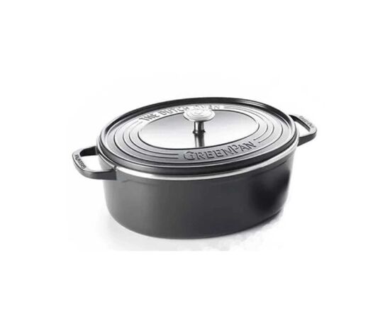 Гусятниця GreenPan Featherweights 25 см, 6,2 л чорна (CC002222-001)