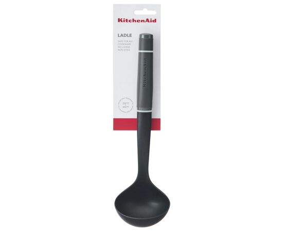 Половник KitchenAid Coreline, 31,5 см, сірий (KAS006OHCGG), изображение 3 Половник KitchenAid Coreline, 31,5 см, сірий (KAS006OHCGG), изображение 3